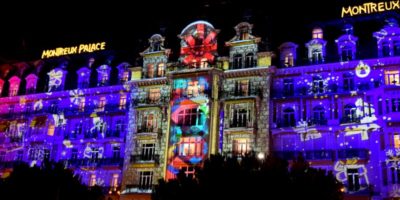 Christmas video mapping – Montreux Palace Hotel – Switzerland
