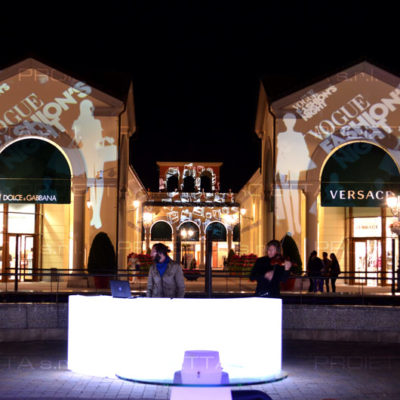 Serravalle Outlet – Christmas projections