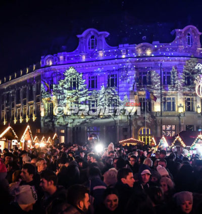 Sibiu Romania – Christmas projectors