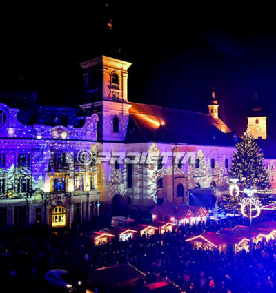 Sibiu Romania – Christmas projectors