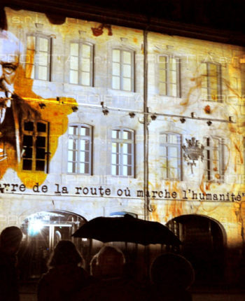 videomapping – Victor Hugo Museum opening Besançon (France)