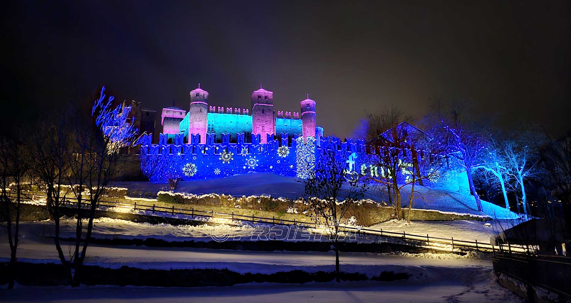 PROJECTIONS ON CASTLES - Fenis - Italy