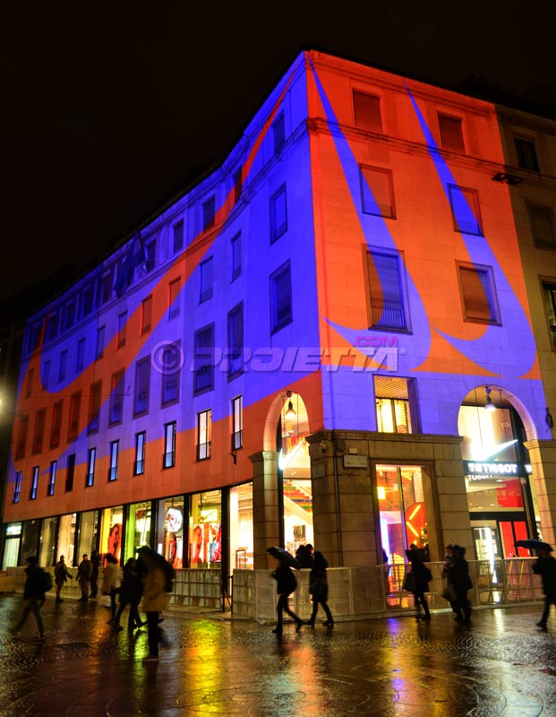 Video Mapping Nike Milano